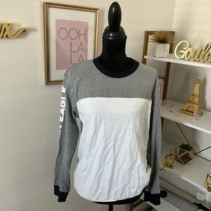 Men’s Color Block American Eagle Sweatshirt - Size Medium